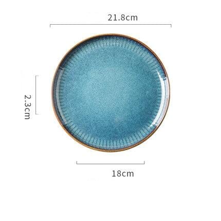 Kiln Glazed Ceramic Tableware Hestia + Co. Small plate 