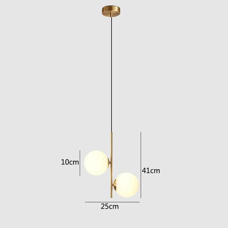 Lumina Collection Lighting Hestia + Co. Brass -2 heads Cold White 