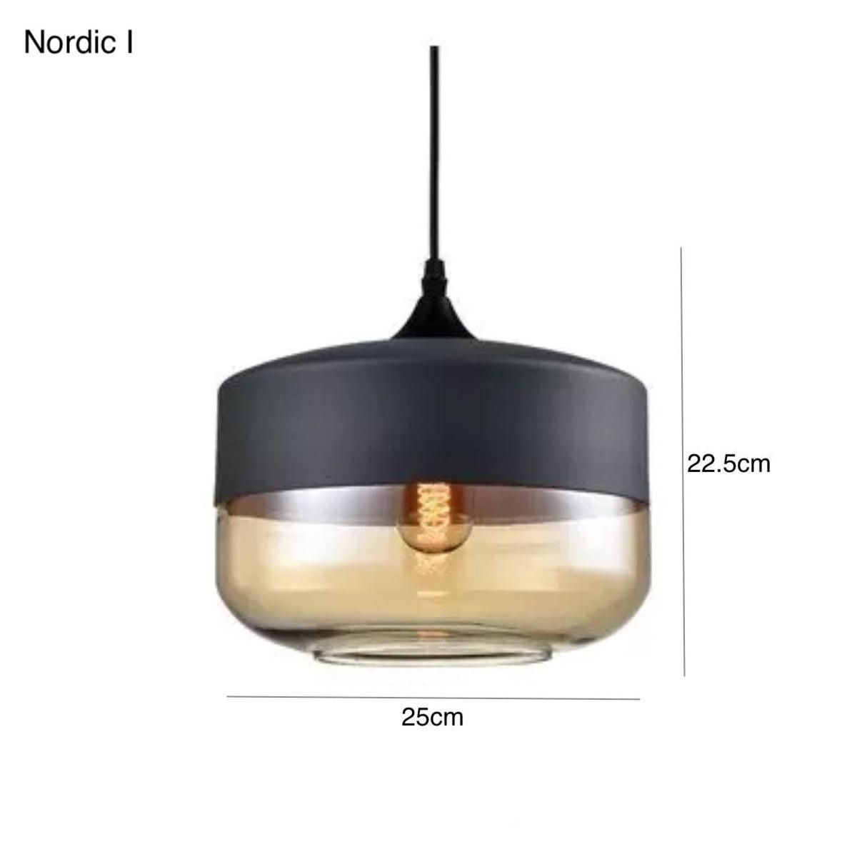 NORDIC Collection Hestia + Co. NORDIC I Black and Amber 