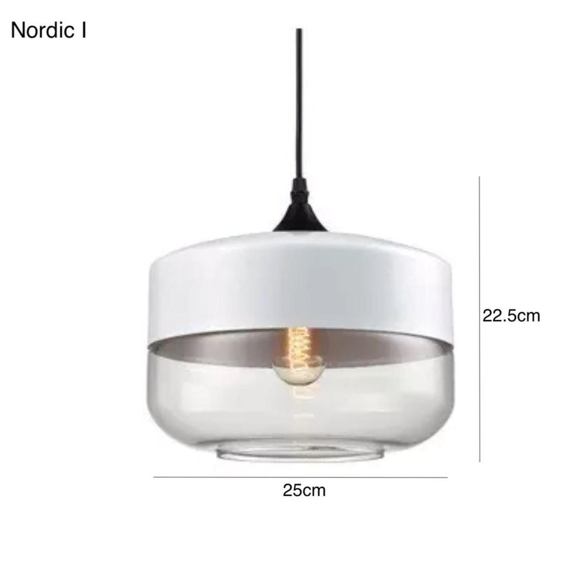 NORDIC Collection Hestia + Co. NORDIC I White and Clear 