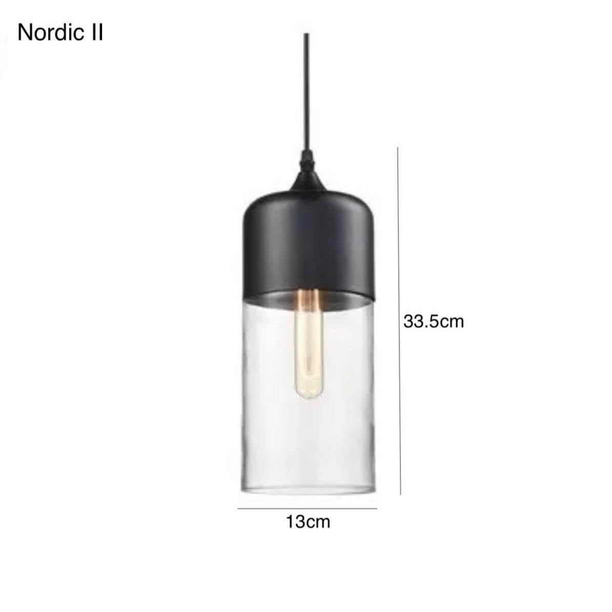 LED-Glasröhre Mit Feder-Design - Dekorative Tischlampe, 15 Cm Hoch, Batteriebetrieben (schwarz)