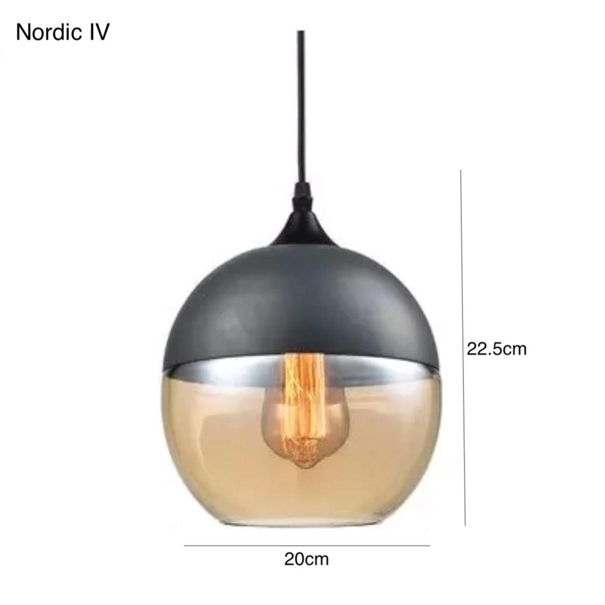 NORDIC Collection Hestia + Co. NORDIC IV Black and Amber 