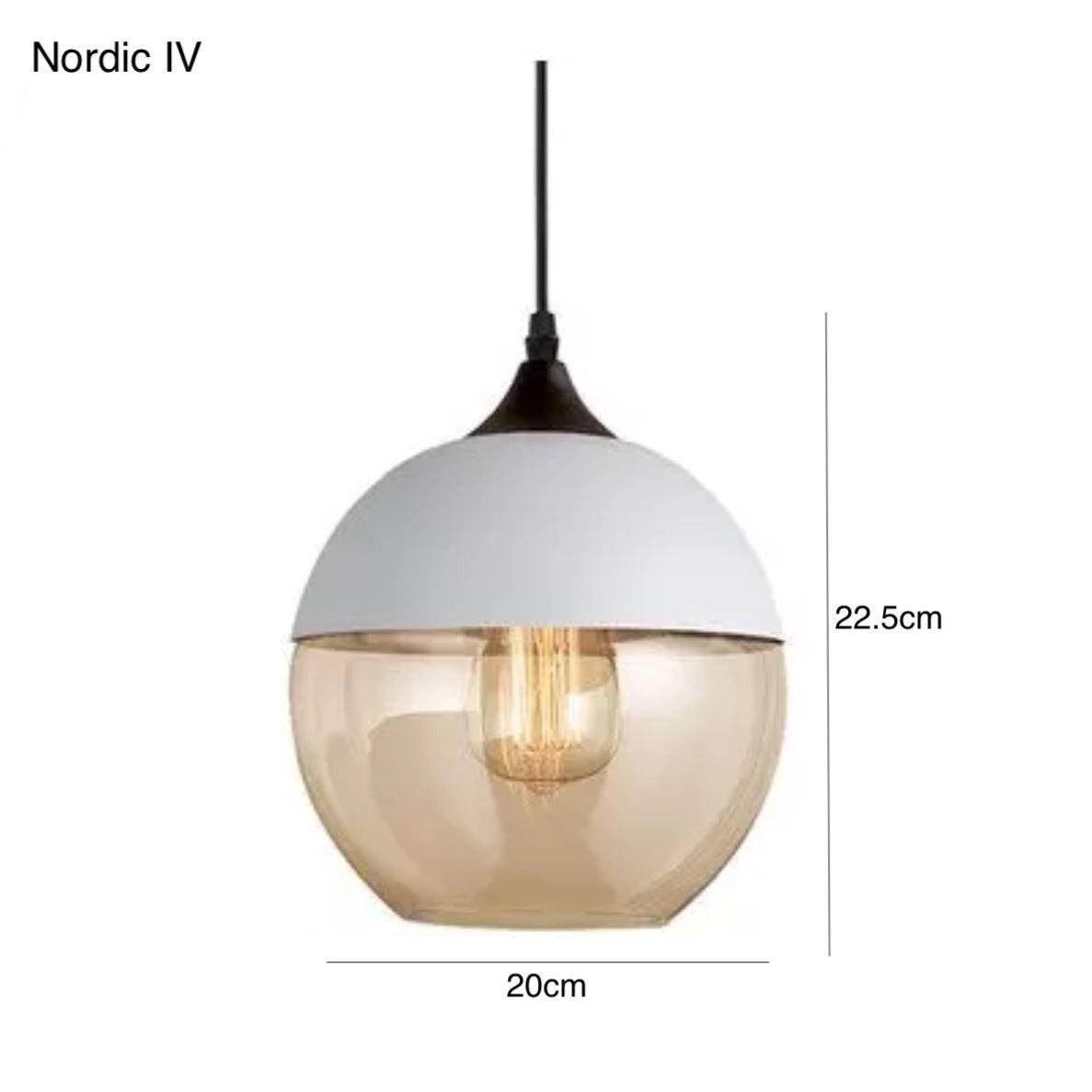 NORDIC Collection Hestia + Co. NORDIC IV White and Amber 