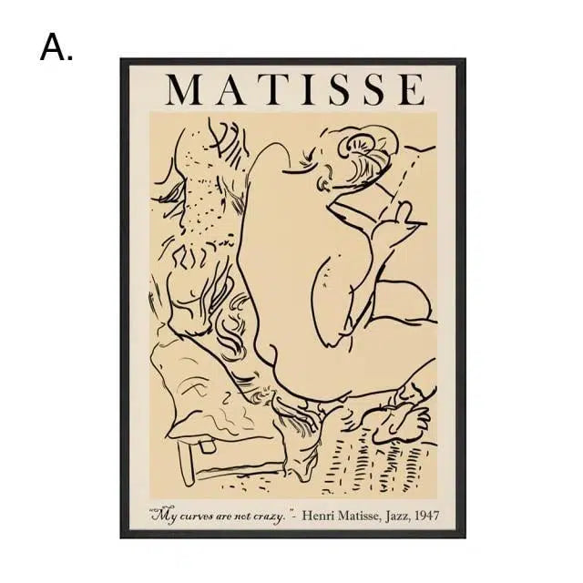 Picasso + Matisse Prints Hestia + Co. 20x25cm A 