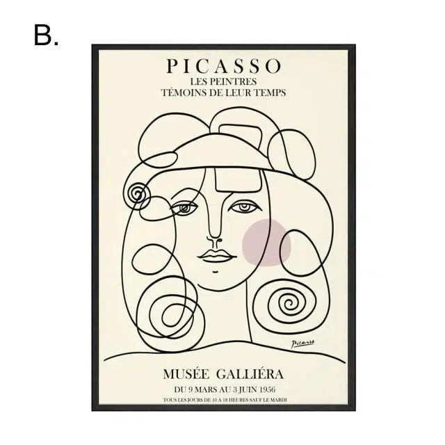 Picasso + Matisse Prints Hestia + Co. 20x25cm B 