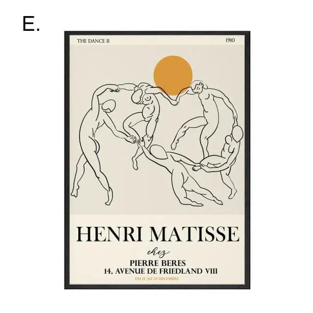 Picasso + Matisse Prints Hestia + Co. 20x25cm E 