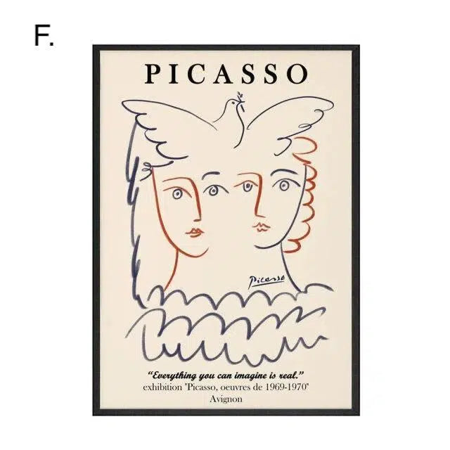 Picasso + Matisse Prints Hestia + Co. 20x25cm F 