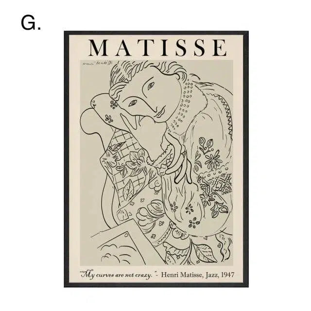 Picasso + Matisse Prints Hestia + Co. 20x25cm G 