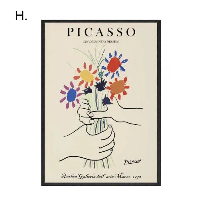 Picasso + Matisse Prints Hestia + Co. 20x25cm H 