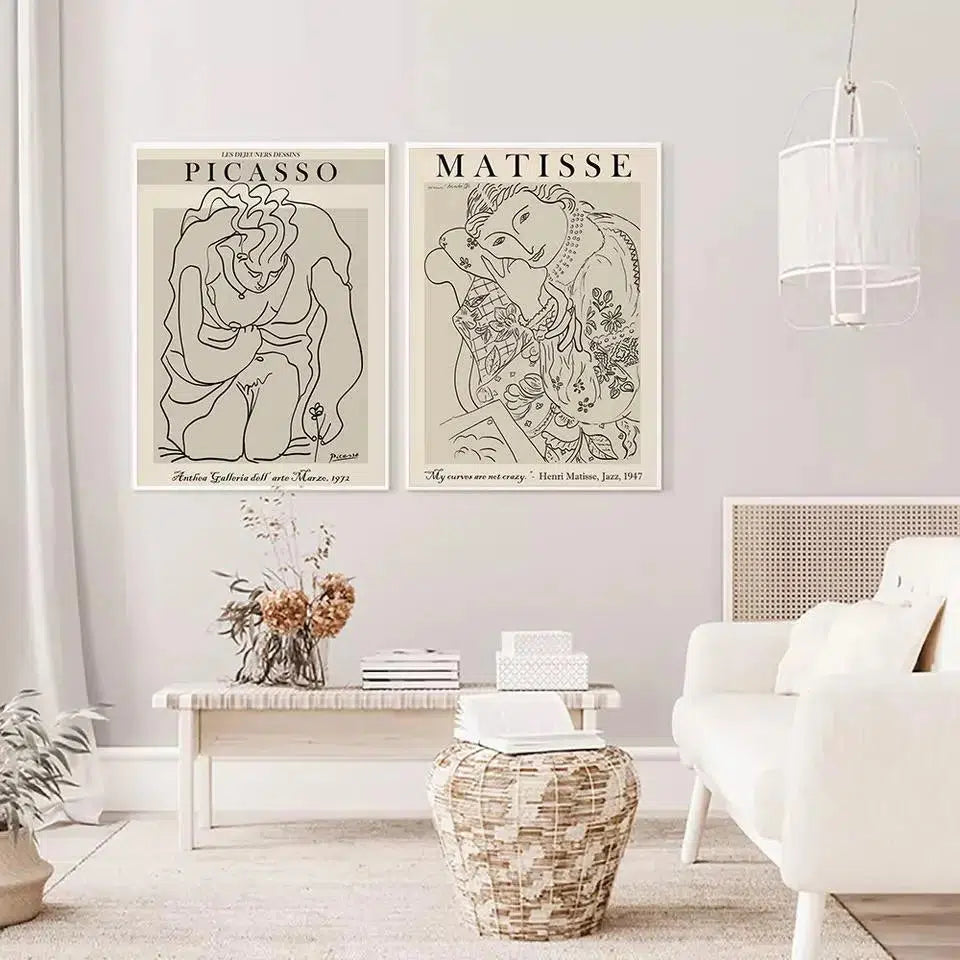 Picasso + Matisse Prints Hestia + Co. 