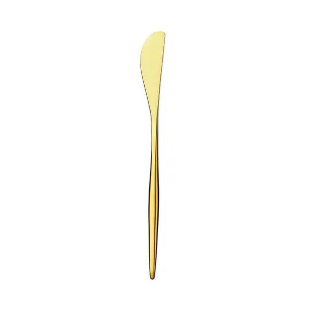Polished Gold Cutlery Set Hestia + Co. Butter knife 