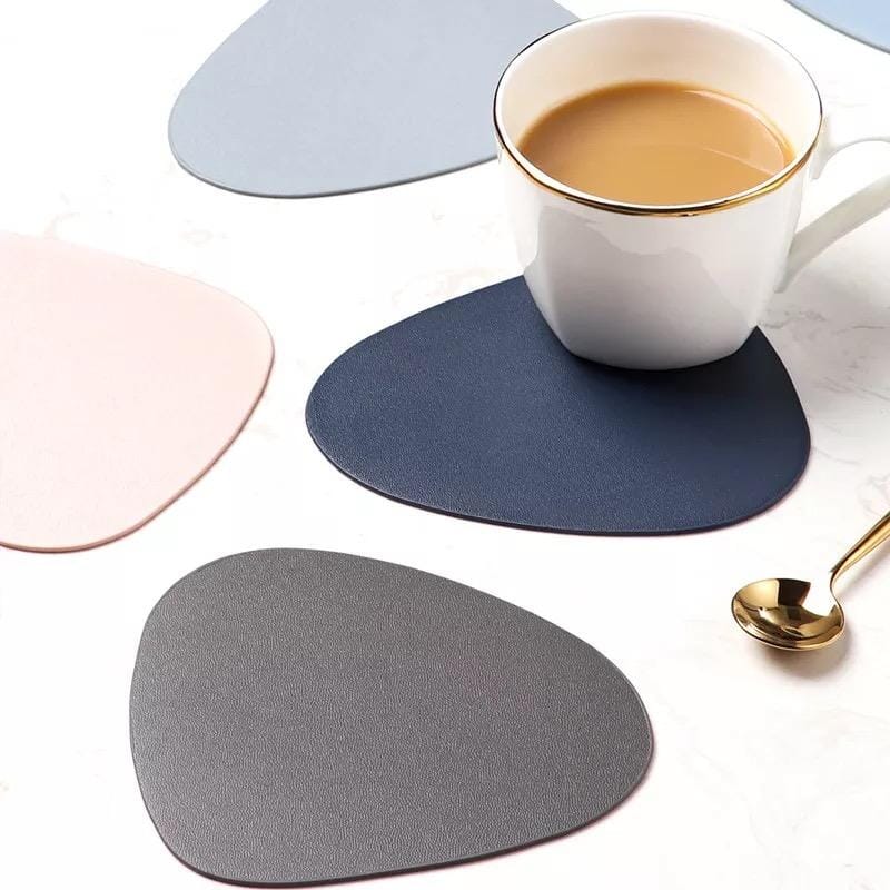 PU Leather table Mats and Coasters Hestia + Co. 