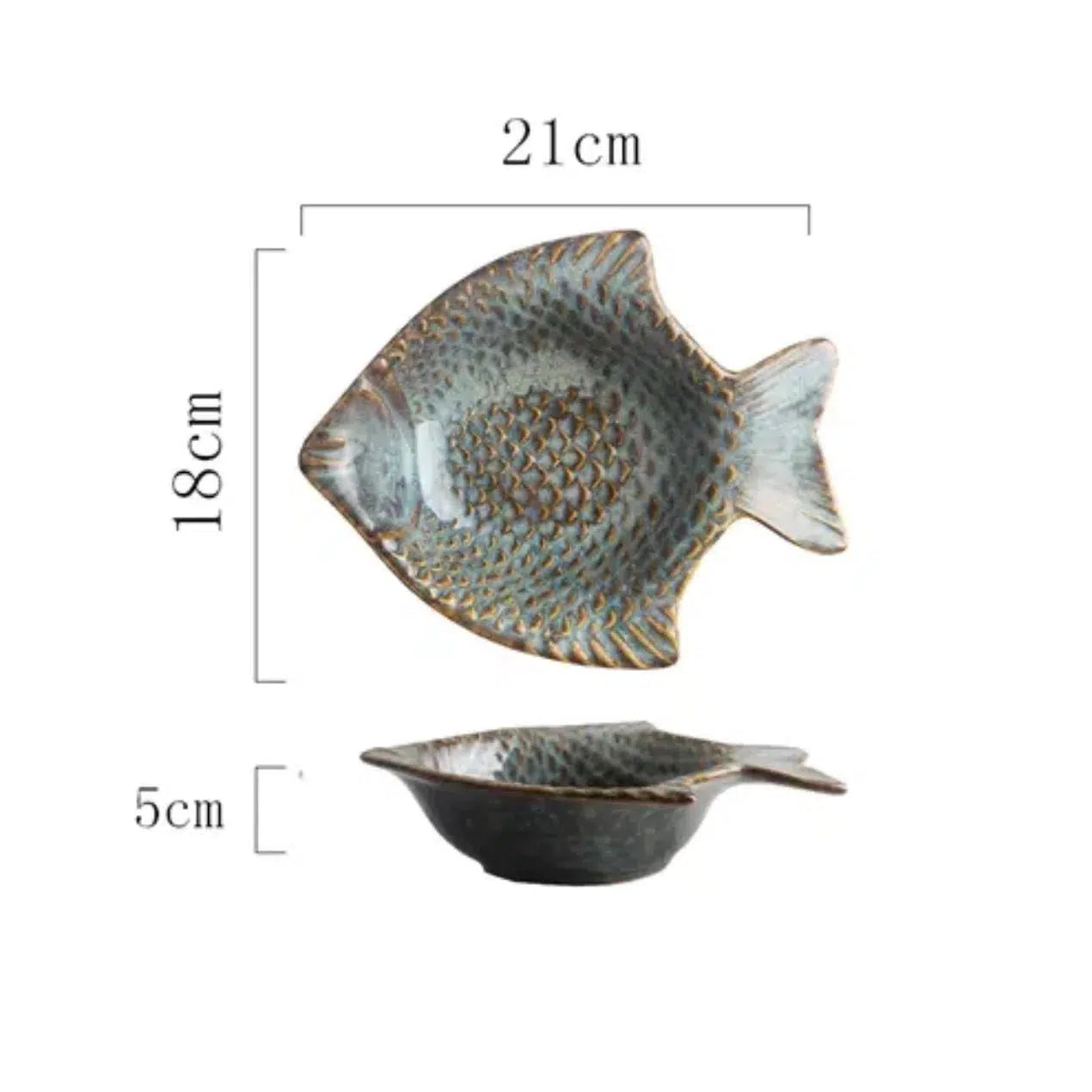 Starfish Conch Fish Shape Tableware Hestia + Co. fish bowl 